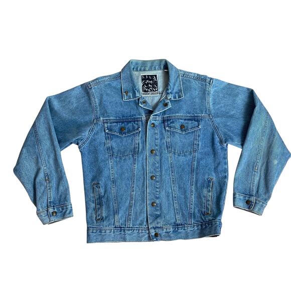 Vintage 90s Tomorrows Generation Denim Jacket XS - Picture 2 of 5